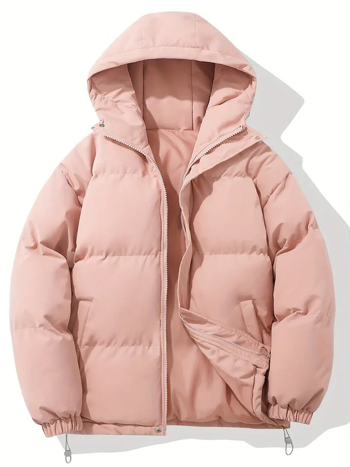 Damen Winterjacke Mit Kapuze Und Wärmender Fütterung