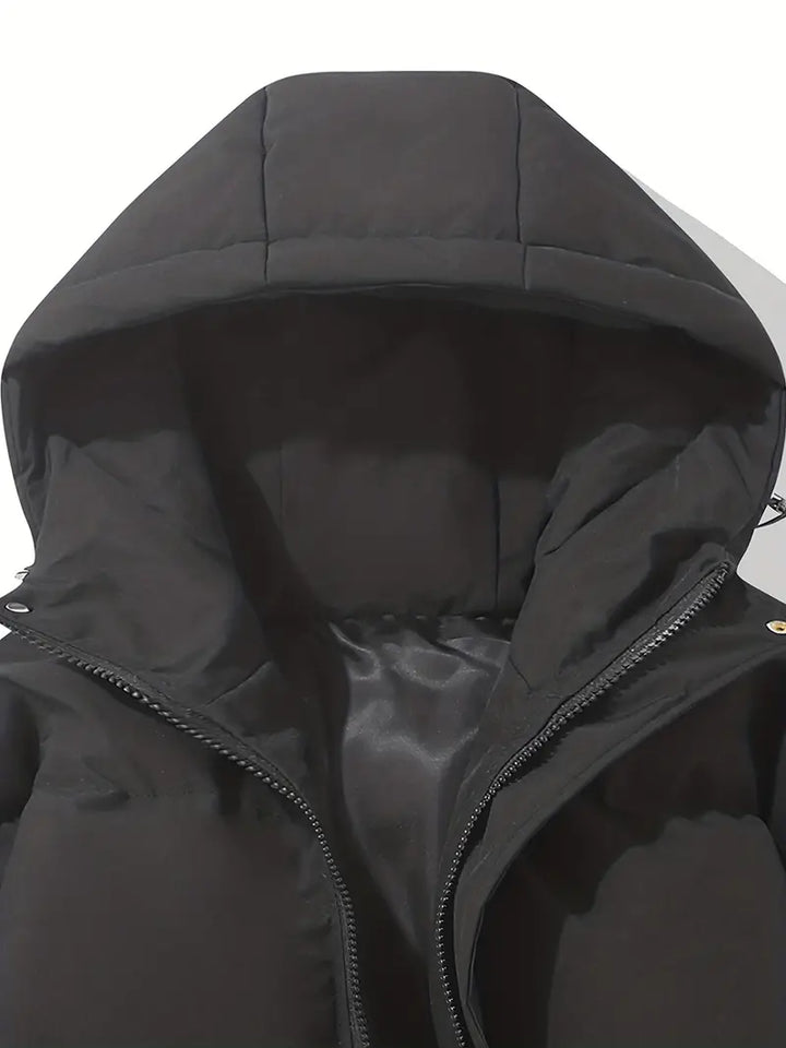 Damen Winterjacke Mit Kapuze Und Wärmender Fütterung