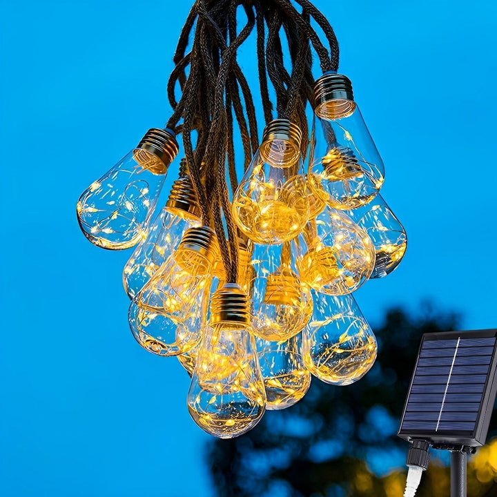 Solar Lichterkette Outdoor LED Wasserdicht 7 5 m