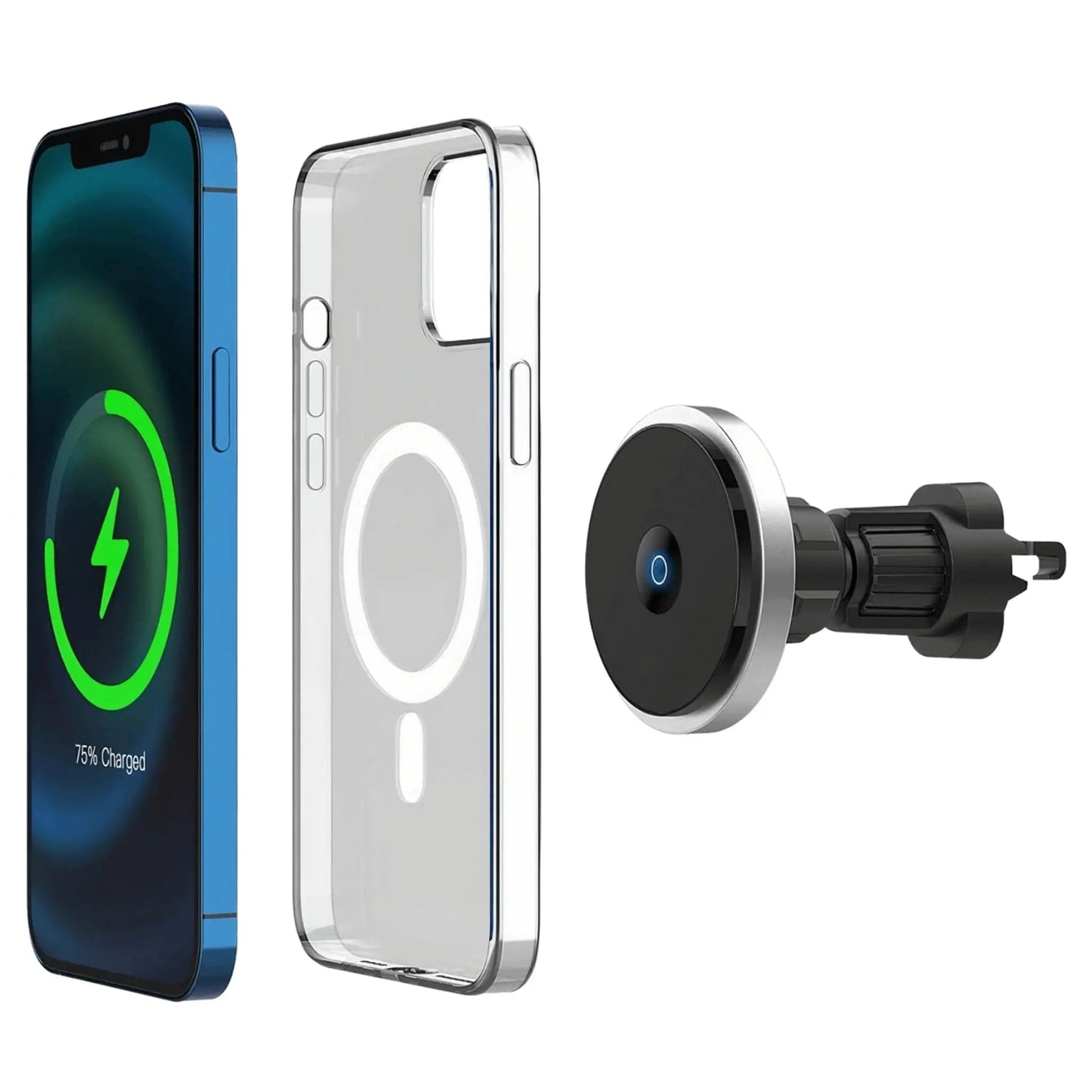 Magnetische Kfz-Halterung mit MagSafe und Schnellladefunktion für iPhones