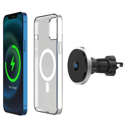 Magnetische Kfz-Halterung mit MagSafe und Schnellladefunktion für iPhones