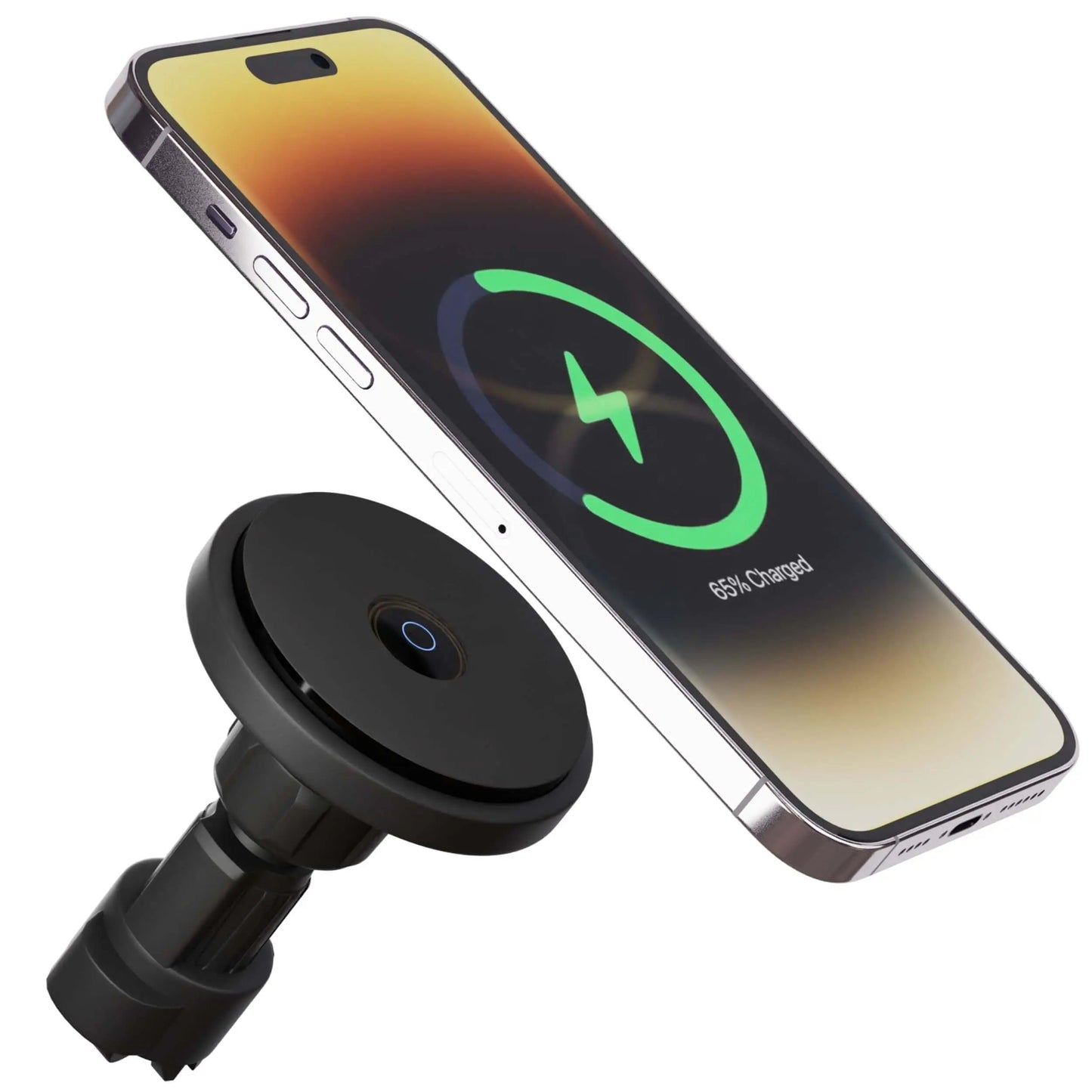 Magnetische Kfz-Halterung mit MagSafe und Schnellladefunktion für iPhones
