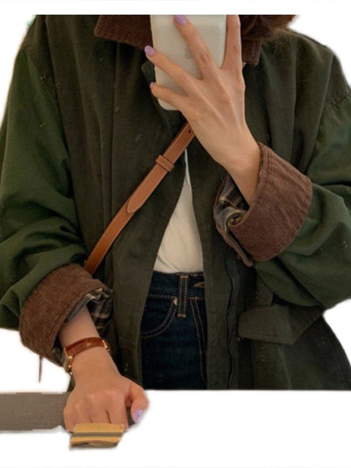 Damen Oversize Jacke Mit Trendigem Design