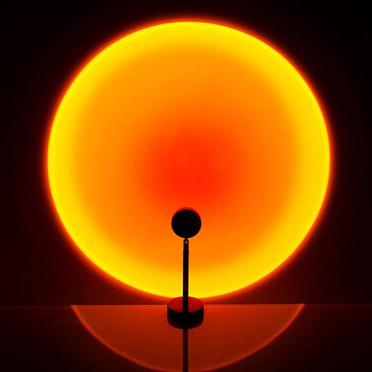 Stimmungsvolle LED-Sunset-Lampe für warme Lichtmomente